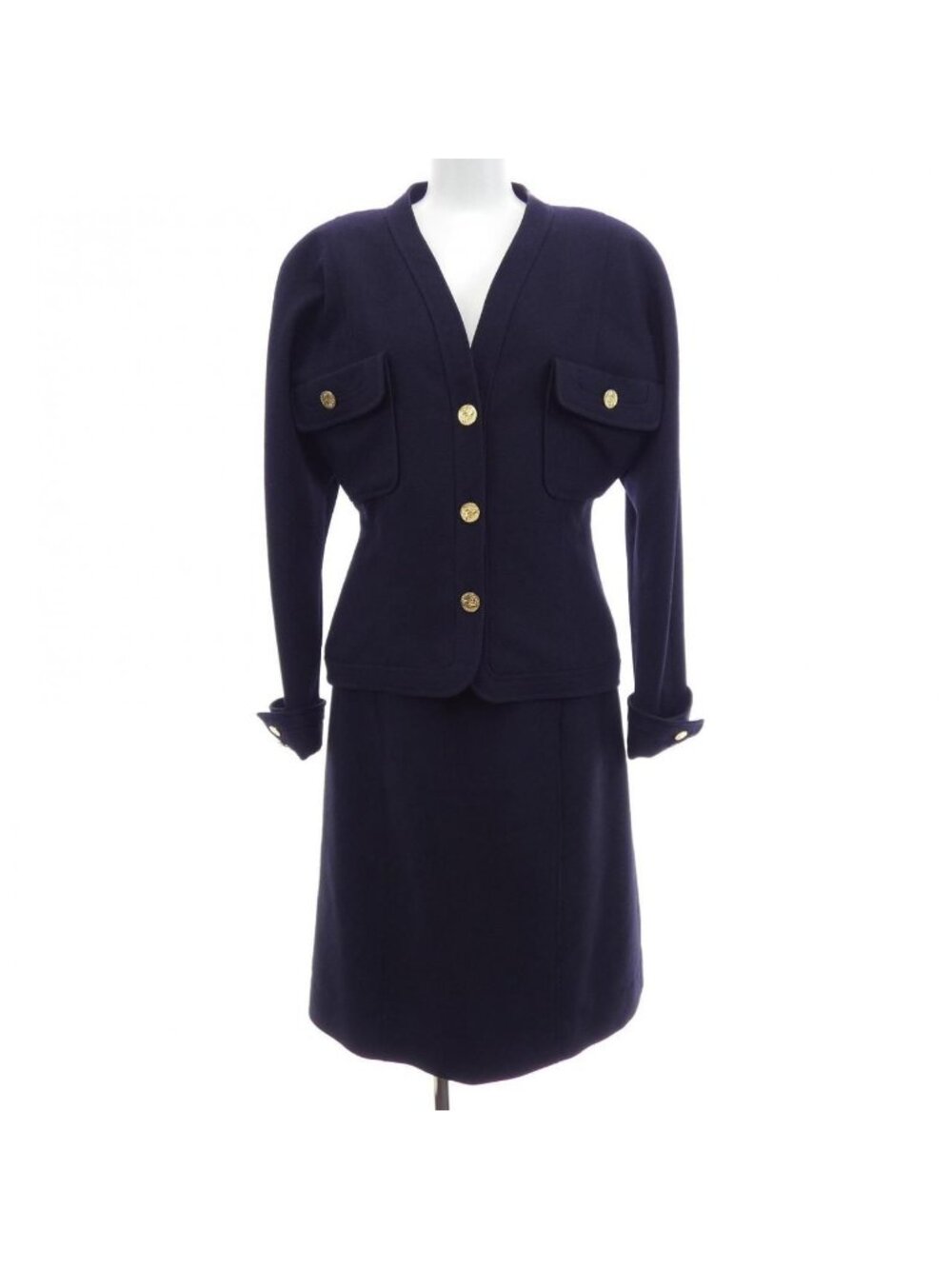 Chanel Vintage Suit Navy
